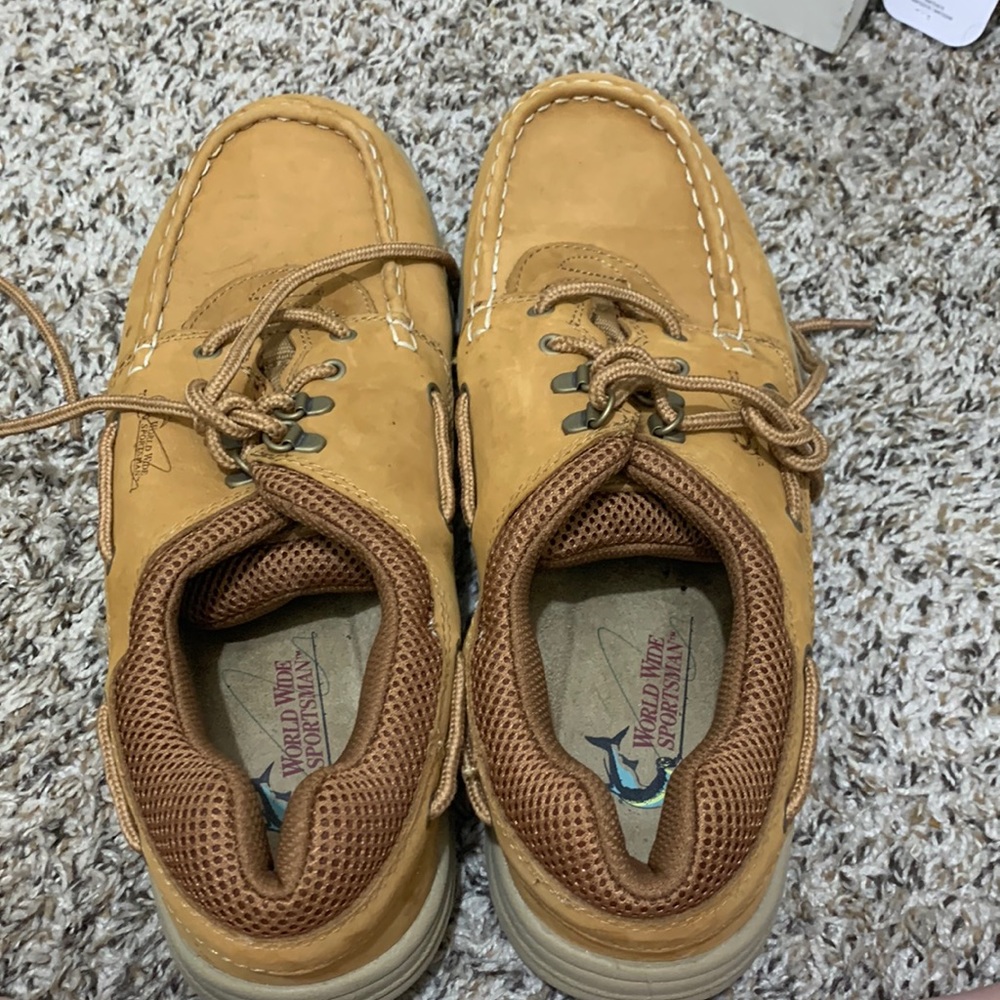 World Wide Sportsman, tan, size 12